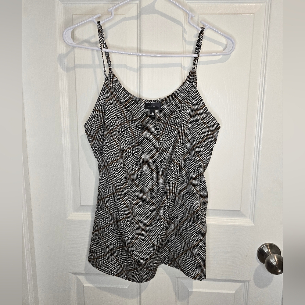 The Limited Plaid Cami Top. NWT. Medium